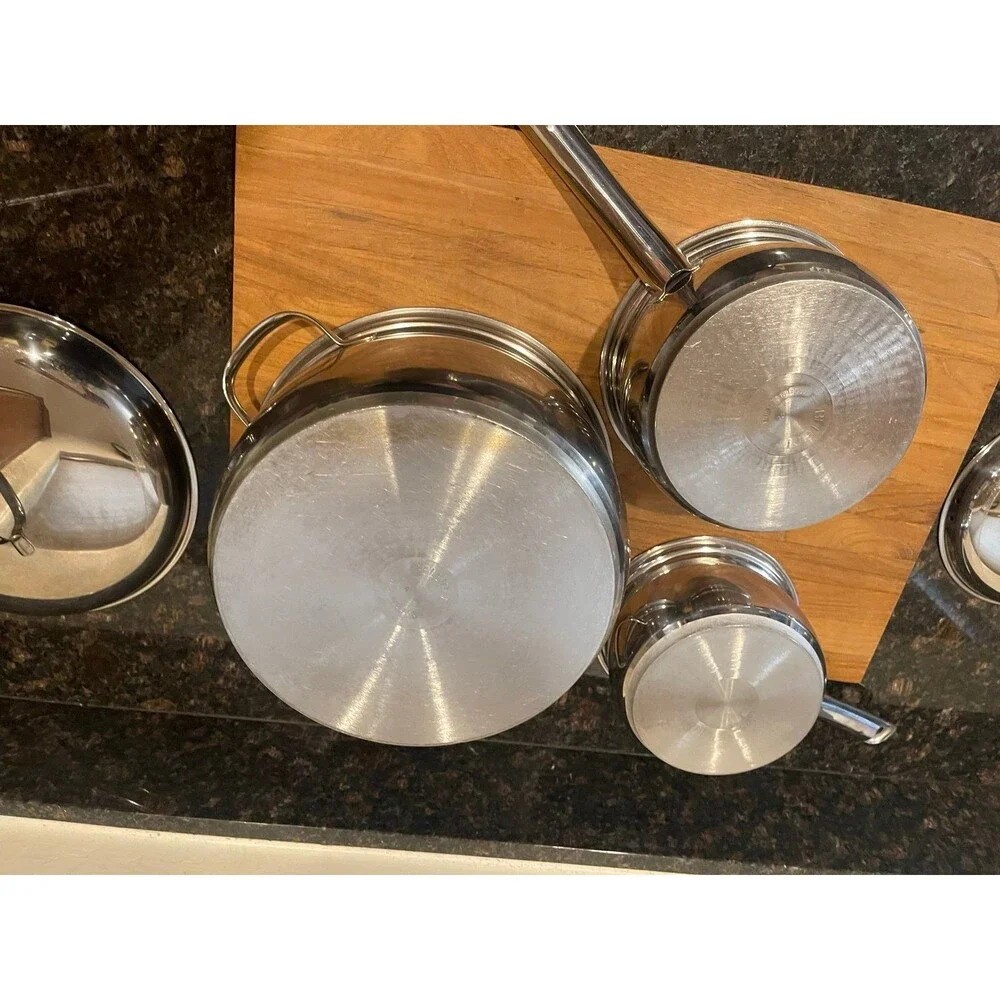 Belgique Stainless Steel Cookware Set - 7 Pieces